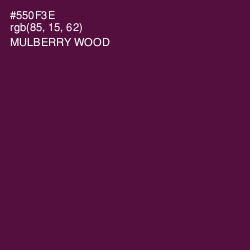 #550F3E - Mulberry Wood Color Image